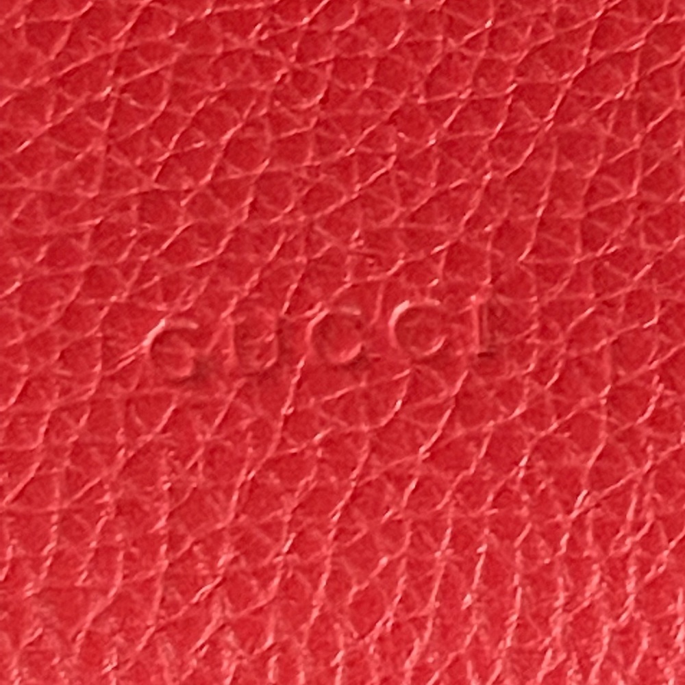 Gucci Bamboo Daily Top Handle Bag Leather Red - Picture 11 of 12